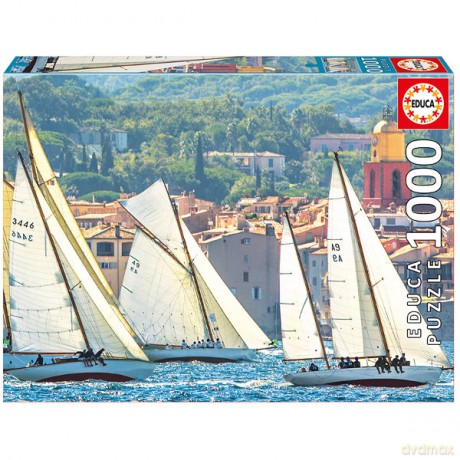 EDUCA 1000 el. Sailing at SintTropez [PUZZLE]