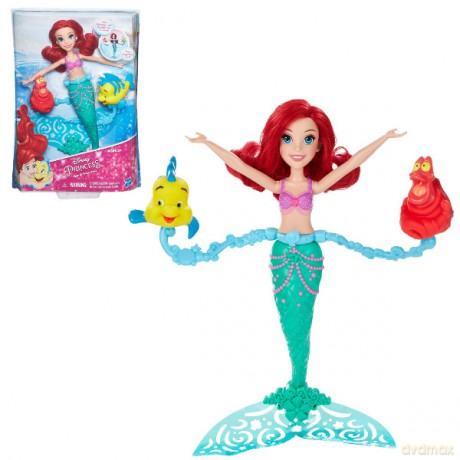 HASBRO Disney Princesses Pływająca Ariel i zwierzaki