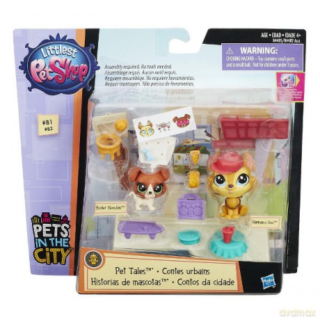 HASBRO Littlest Pet Shop Zwierzakowe historie Kawiarnia [FIGURKA]