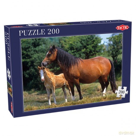 TACTIC Konie puzzle 200 el. [PUZZLE]