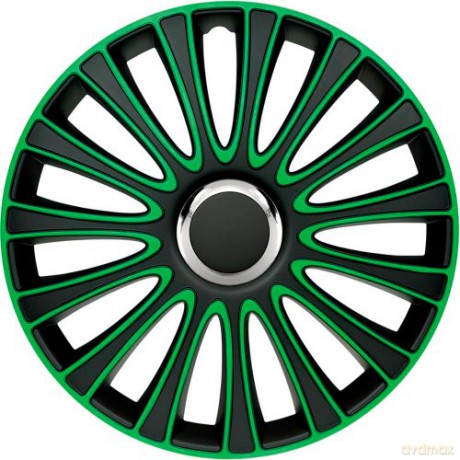Kołpaki Lemans Green Black 13"