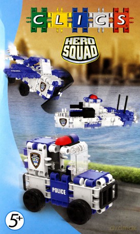 CLICS Hero Squad Police (Policja) RC051 [KLOCKI]