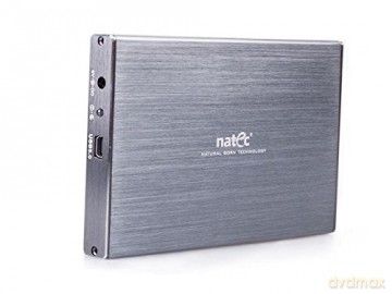 Obudowa Kieszen HDD Natec Rhino USB 3.0 Alu Grey
