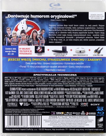 Ghostbusters. Pogromcy Duchów [Blu-Ray 3D]+[Blu-Ray]