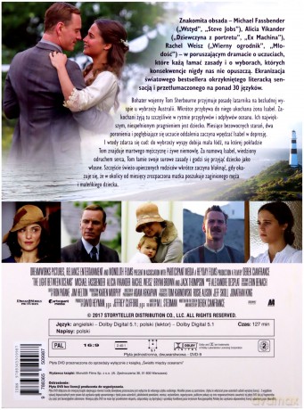 Światło między oceanami (booklet) [DVD]