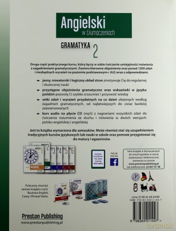 Angielski w tłumaczeniach. Gramatyka Poziom 2 - Filip Radej, Magdalena Filak [KSIĄŻKA]