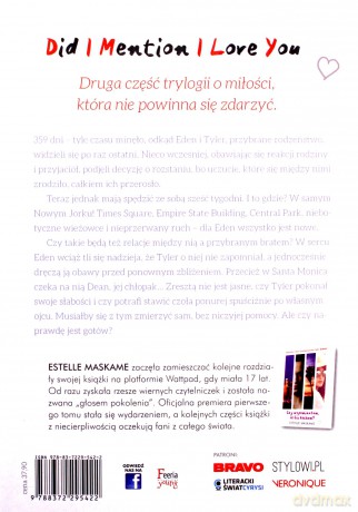 Czy wspominałem że Cię potrzebuję (Tom 2) - Estelle Maskame [KSIĄŻKA]