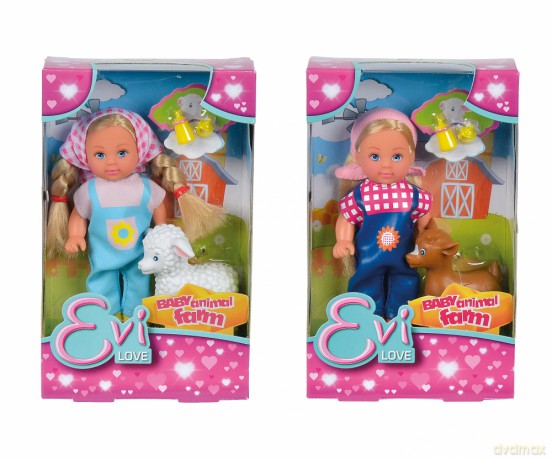Evi farmerka ze zwierzątkiem, 2 rodzaje