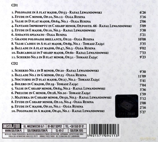 Fryderyk Chopin: Gold Edition [2CD]