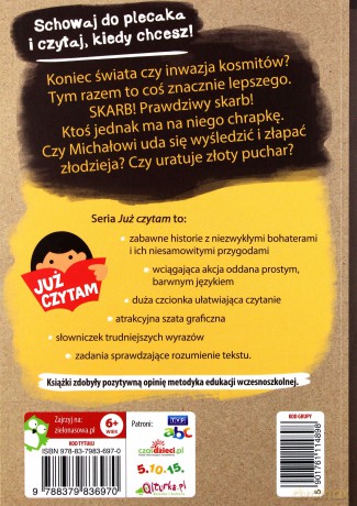 Już czytam. Michał i złoty puchar - Agnieszka Stelmaszyk [KSIĄŻKA]