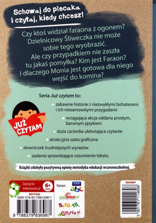 Już czytam. Monia ratuje Faraona - Agnieszka Stelmaszyk [KSIĄŻKA]