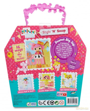 Lalaloopsy Mini - Style 'N' Swap - Peanut Big Top