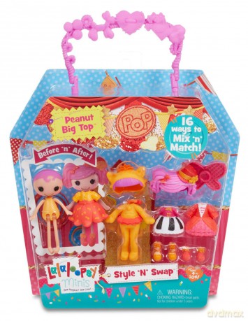 Lalaloopsy Mini - Style 'N' Swap - Peanut Big Top