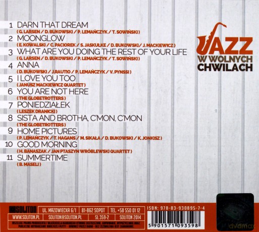 Spoko Jazz: Lounge. Volume 2 [KSIĄŻKA]