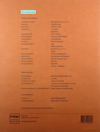 Szkoła na wiolonczelę 1+ akompaniament - Marian Międlar [KSIĄŻKA]