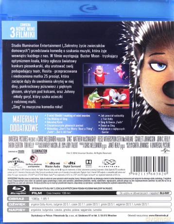 Sing [Blu-Ray]