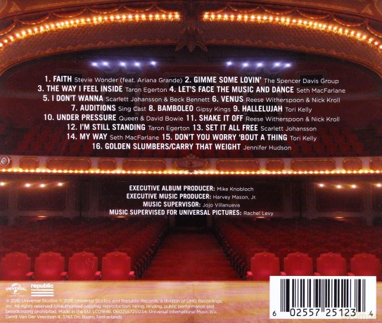Sing soundtrack [CD]