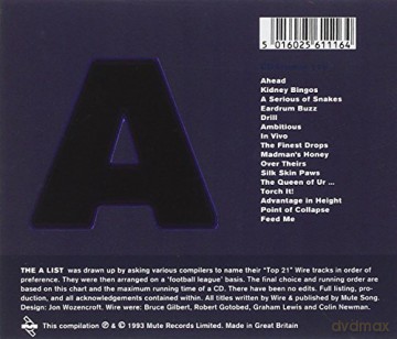 Wire: Wire 1985-1990 The A List [CD]