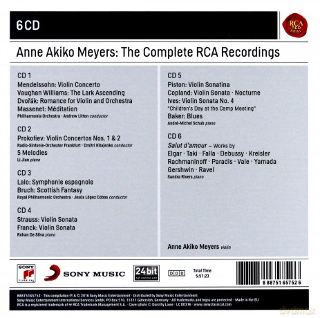 Anne Akiko Meyers: Anne Akiko Meyers - The Complete RCA Recordings [6CD]