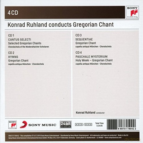 Konrad Ruhland: Konrad Ruhland Conducts Gregorian Chant [4CD]