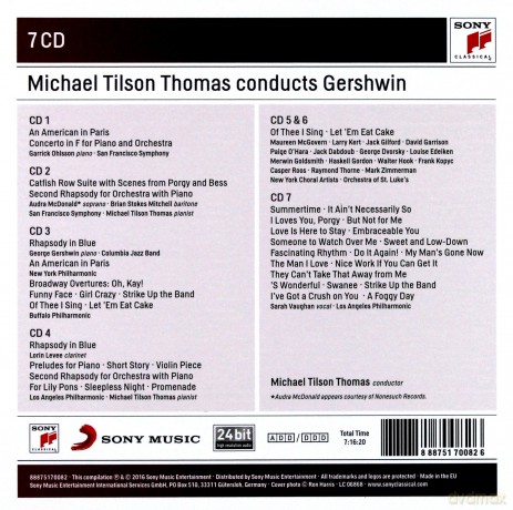 Michael Tilson Thomas: Michael Tilson Thomas Conducts Gershwin [7CD]