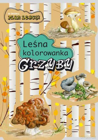 Grzyby. Leśna kolorowanka - Katarzyna Kopiec-Sekieta, Eliza Goszczyńska [KSIĄŻKA]