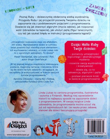 Hello Ruby. Programowanie dla dzieci - Linda Liukas (twarda) [KSIĄŻKA]