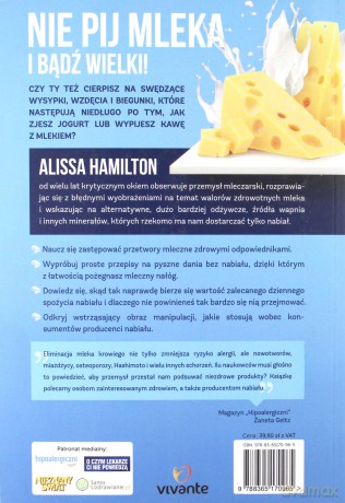 Pij mleko, będziesz chory - Alissa Hamilton [KSIĄŻKA]