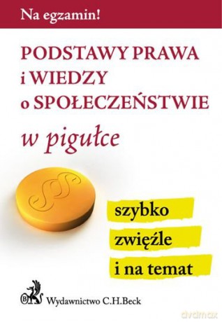 Podstawy prawa i wiedzy o społeczeństwie w pigułce [KSIĄŻKA]