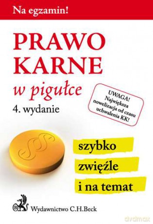 Prawo karne w pigułce [KSIĄŻKA]