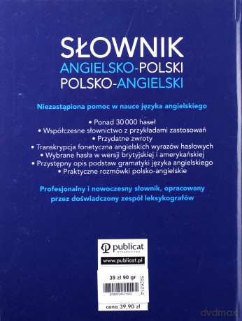 Słownik angielsko-polski polsko-angielski [KSIĄŻKA]