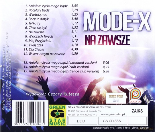 Mode-X: Na zawsze [CD]