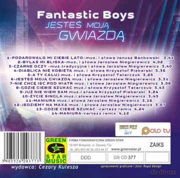 Fantastic Boys: Jesteś moją gwiazdą [CD]
