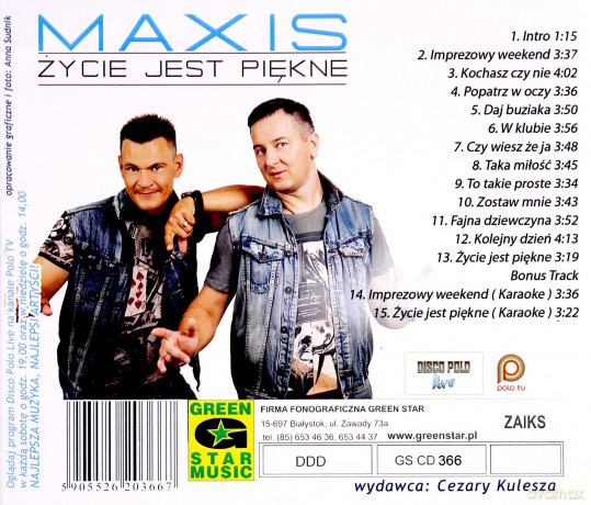 Maxis: Życie jest piękne [CD]