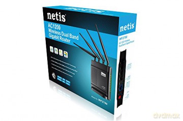 netis WF2780 AC/1200 Dual Band LAN Router (DSL,WiFi, 4-Port,)
