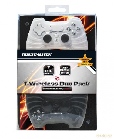 GAMEPAD THRUSTMASTER T-WIRELESS DUO PACK (ZESTAW 2 PADÓW) BEWZPRZEWODOWY PC/PS3