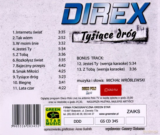 Direx: Tysiące dróg [CD]