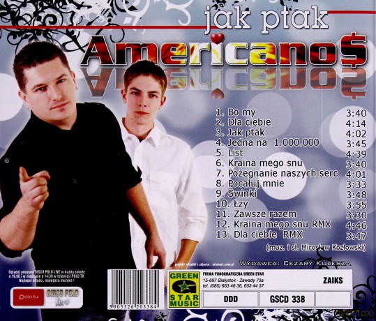 Americanos: Jak ptak [CD]