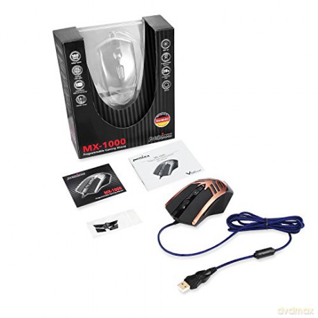Mysz Perixx MX-1000 Copper Metal Gaming
