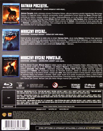 Mroczny Rycerz Trylogia [5xBlu-Ray]