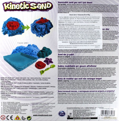 KINETIC SAND Podwodny świat 454 g niebieski
