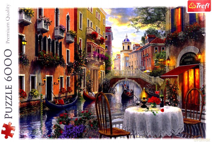 TREFL 6000 el. Romantyczna kolacja (65003) [PUZZLE]