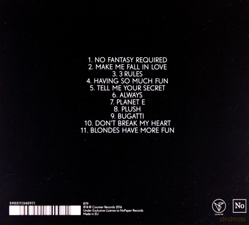 Tiga: No Fantasy Required [CD]