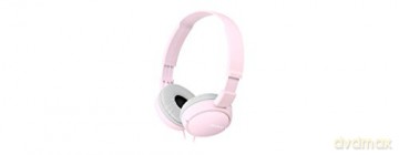 SONY MDR-ZX110 Słuchawki nauszne różowe