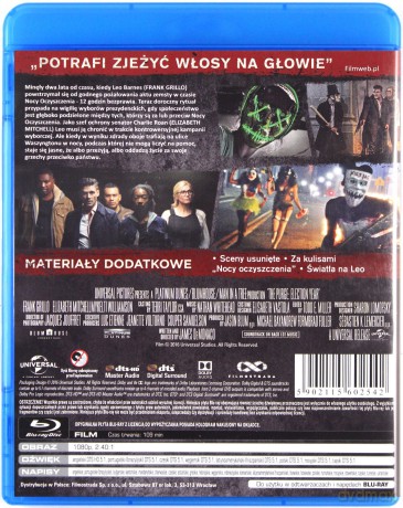 Noc Oczyszczenia 3: Czas Wyboru [Blu-Ray]