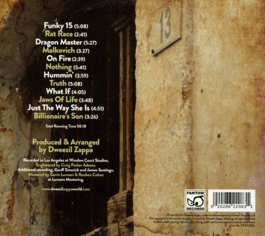 Dweezil Zappa: Via Zammata (digipack) [CD]