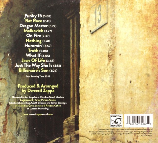 Dweezil Zappa: Via Zammata (digipack) [CD]