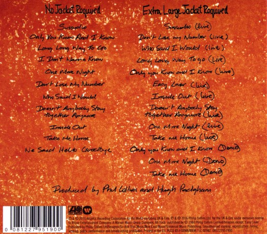 Phil Collins: No Jacket Required (Deluxe Edition) [2CD]