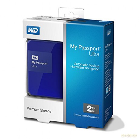 WD My Passport Ultra Dysk zewnętrzny 1TB niebieski