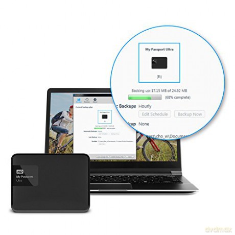 WD My Passport Ultra Dysk zewnętrzny 1TB niebieski
